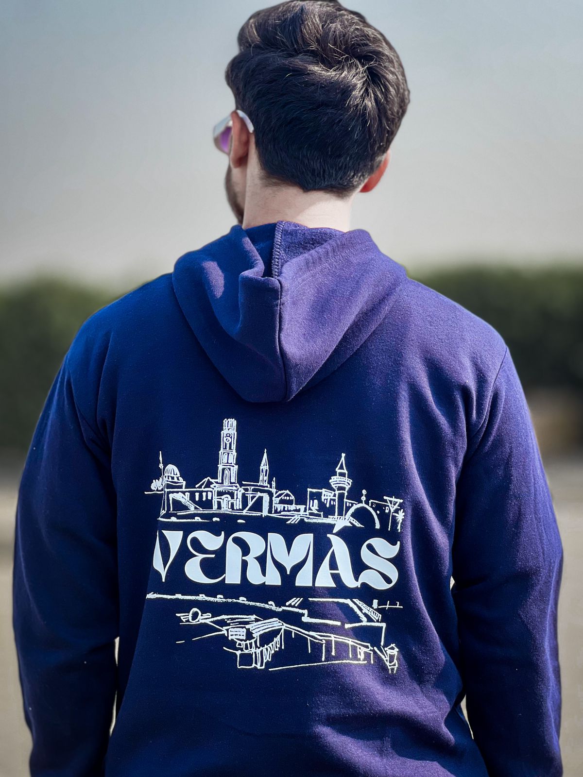 Skyline Printed Hoodie For Men And Women