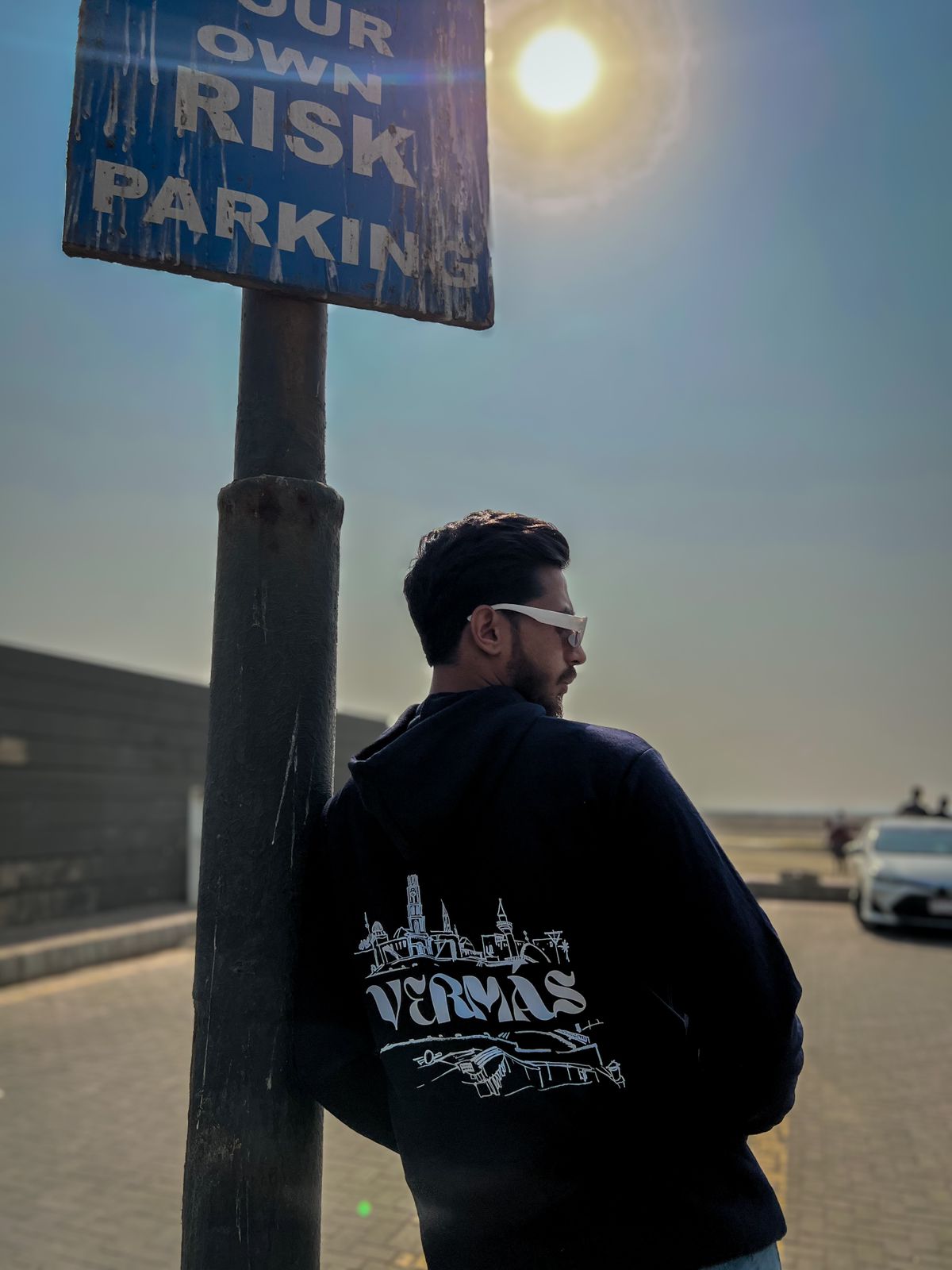 Skyline Printed Hoodie For Men And Women