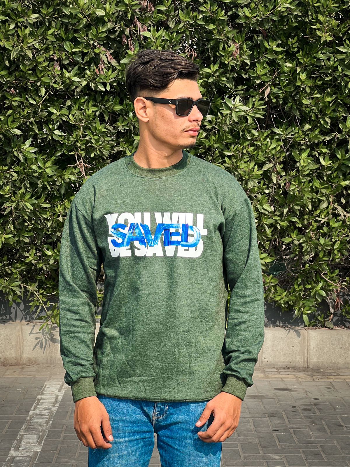 Printed Sweat Shirt For Men And Women